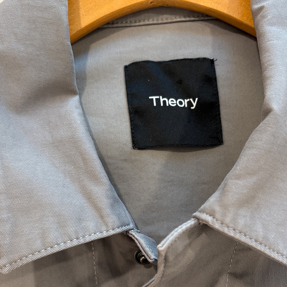 Theory Classic Jacket, Jaimie Rinsed Grey - Picture 5 of 11